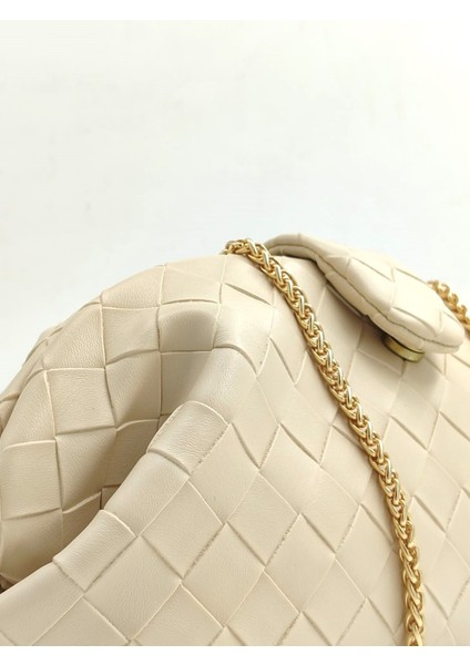 Krem Rengi Kadın El ve Omuz Çantası fırsatları