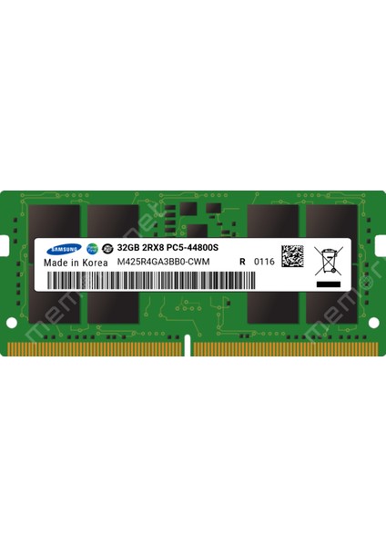 32GB Ddr5 5600MHZ CL46 Notebook Ram M425R4GA3BB0-CWM (1.1V)