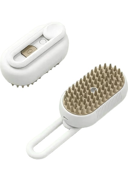 3in1 Buhar Fırçası Buharlı Kediler Tarak Su Buharı Kedi Fırçası Elektrikli Sprey Saç Fırçaları Kediler Masaj Bakım Tüy Alma Tarak (Yurt Dışından)