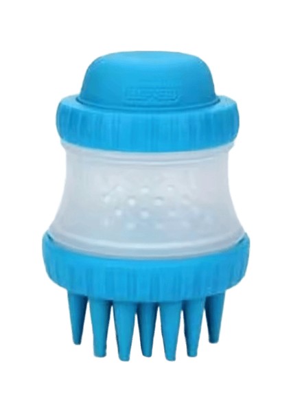 Yumuşak Silikon Köpek Fırçası Pet Şampuan Masaj Banyo Fırçası Banyo Puppycat Yıkama Masaj Dispenseri Bakım Duş Fırçası (Yurt Dışından)