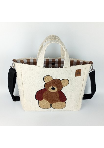 Tasarım Tufting Punch Ayıcıklı Büyük Boy Tote Çanta fırsatları