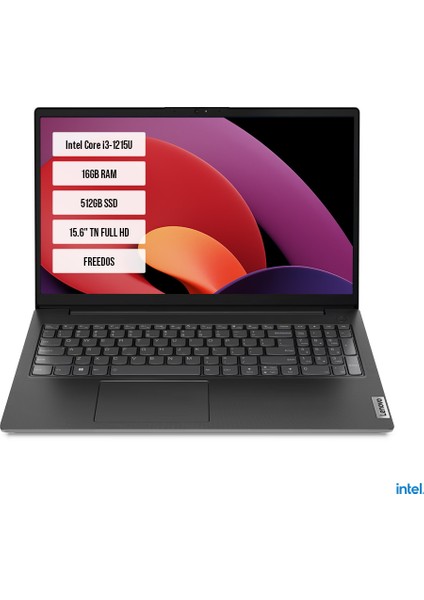 V15 G3 Iap 82TT00A4TX Intel Core I3-1215U 16GB 512GB SSD 15.6" Tn Freedos Taşınabilir Bilgisayar