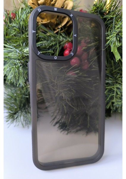 Apple iPhone 16 Kılıf Kamera Korumalı Renkli Şeffaf