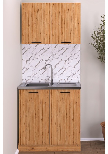 80 cm Detroit Helena Mutfak Evyeli Alt Modül ,mini Hazır Mutfak Dolabı Alt Modülü indirimleri