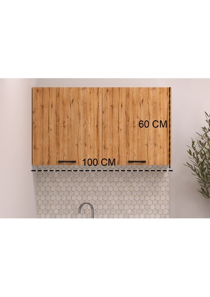 100 cm Felı x Mutfak Üst Modül - FLY180578