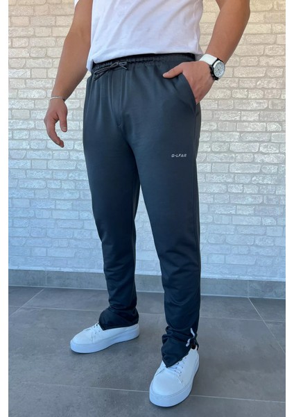 Erkek Bel Lastikli Baskılı Alt Eşofman