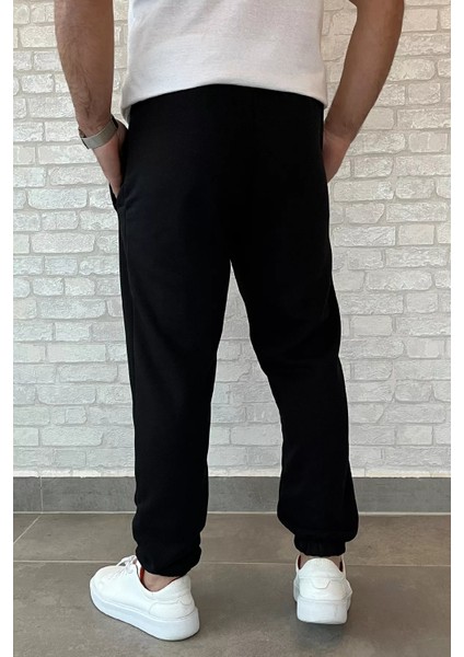 Şardonlu Paça Lastikli Üç Iplik Erkek Eşofman Altı modelleri