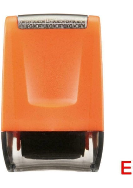 Turuncu Kimlik Hırsızlığı Koruma Rulosu - Gizli Bilgilerinizi Koruyun ve Özel Hayatınızı Güvence Altına Alın P7O9 (Yurt Dışından)