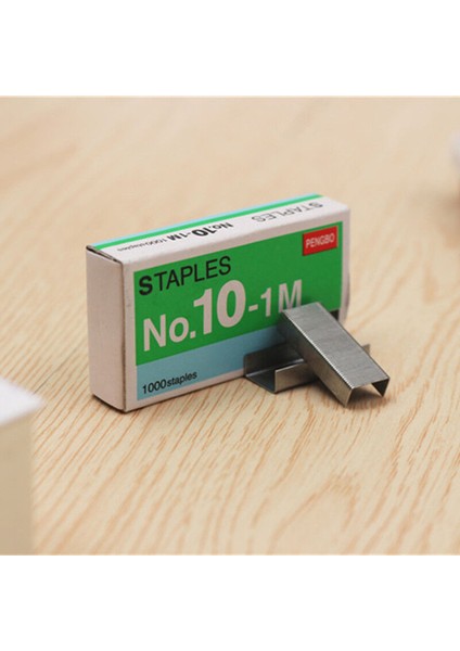 Zımbasız Kutulu Zımba Makinesi Ofis Ev Okul 5*2.7*1cm Boyutunda (Yurt Dışından)