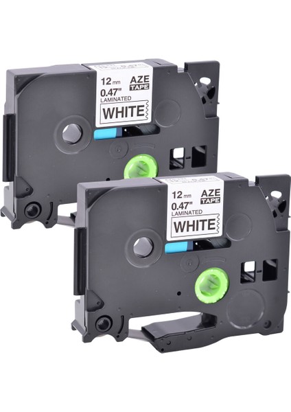 Brother TZ-231 TZE-231 P-Touch PT-D210 Için 2pk Siyah Beyaz Etiket Şeridi (Yurt Dışından)