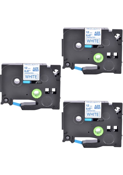 Brother Pze Tz 233 Mavi Beyaz Etiket Bant 0.47 Için Uyumlu 3pk (Yurt Dışından)