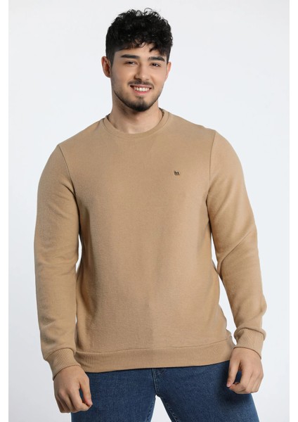 Erkek Bisiklet Yaka Selanik Sweatshirt