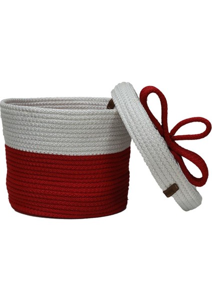 El Işçiliği Jüt Sepet 24 * 18 cm - 6169