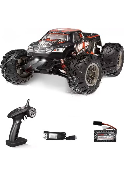 Racerx Q901 1:16 Şarjlı Kumandalı Araba 52KM Yüksek Hızlı 4x4 Rtr 2.4ghz Pro
