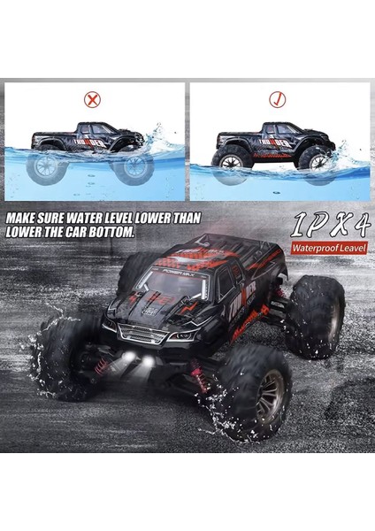 Racerx Q901 1:16 Şarjlı Kumandalı Araba 52KM Yüksek Hızlı 4x4 Rtr 2.4ghz Pro