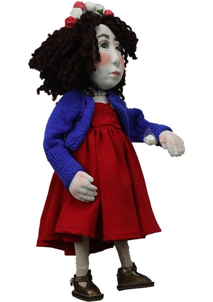 El Işçiliği Dekor Bebek 49*11 cm - 6154