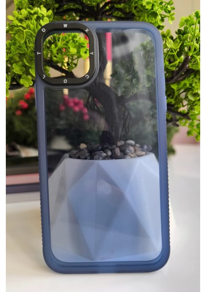 Apple iPhone 11 Kılıf Kamera Korumalı Renkli Şeffaf