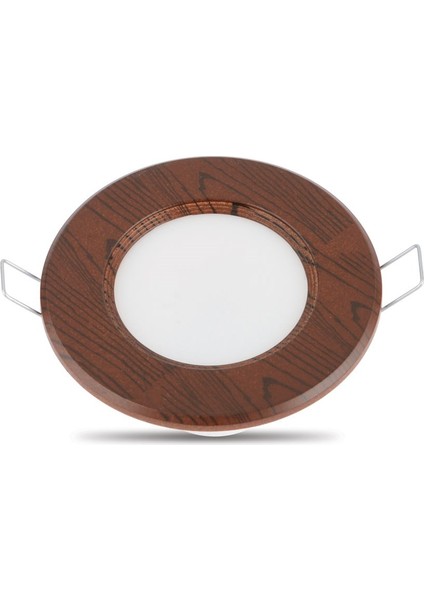 Luce 5W LED Spot Armatür Ceviz Kasa Beyaz Işık EAMP060/C