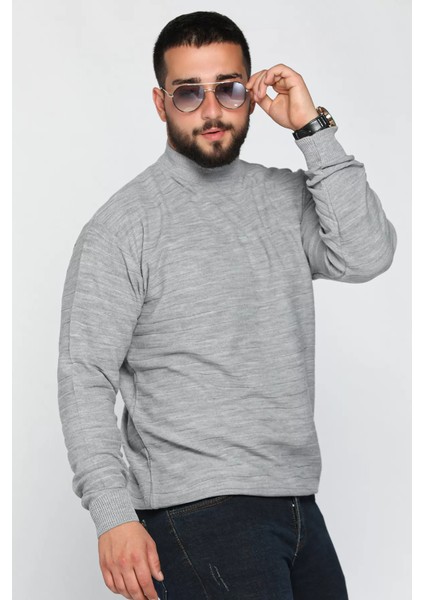 Erkek Çizgi Desenli Triko Kazak P-00006441