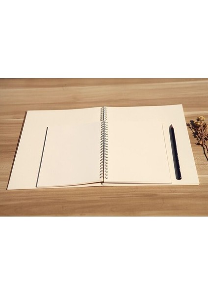 Yeni 32K Bobin Kraft Kapaklı Boş Beyaz Kağıt Defter Günlük Not Defteri Defter Kitabı (Yurt Dışından) fiyatları