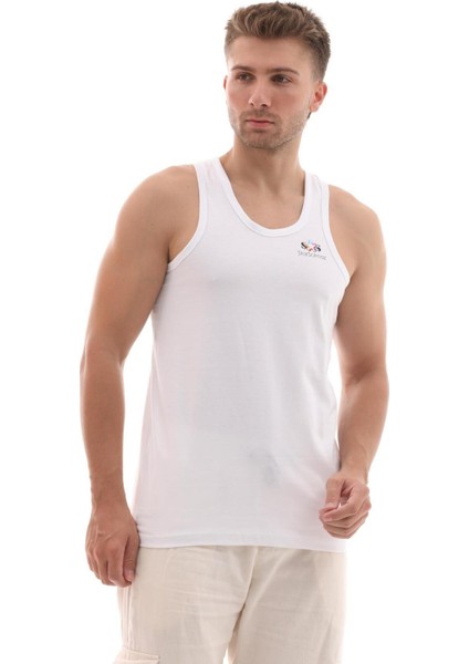 Erkek Atlet Penye Standart Fit Nefes Alabilen %100 Pamuklu 3'li Atlet fırsatları