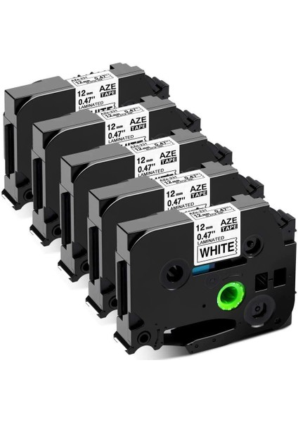 5x Uyumlu Brother P-Touch Etiket Makinesi Bandı TZE-231 Tz PTD210 Için (Yurt Dışından)