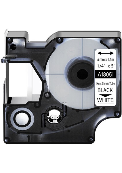 Dymo Rhıno Için Beyaz Renkli Isıyla Büzüşen Tüp Tel Etiketi (Yurt Dışından) fiyatları