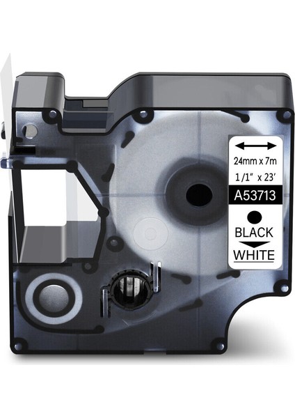 53713 24MM Beyaz Üzerine Siyah Dymo D1 Labelmanager mm Beyaz Etiket Bandı (Yurt Dışından)