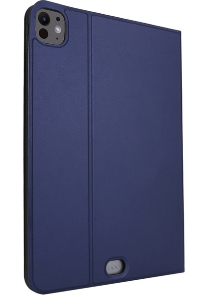 İpad Pro 13 2024 Için Akıllı Deri Kılıf Koyu Mavi (Yurt Dışından)