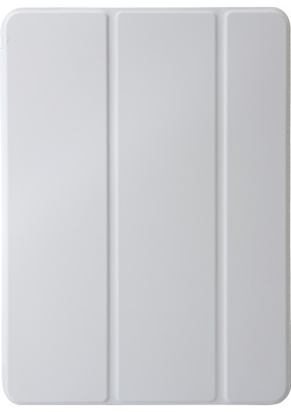 İpad Pro 13 2024 Gri Için Üç Katlı Tablet Deri Kılıf (Yurt Dışından)