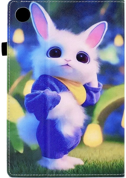 Huawei Matepad T10 Sevimli Tavşan Için Deri Tablet Kılıfı (Yurt Dışından)