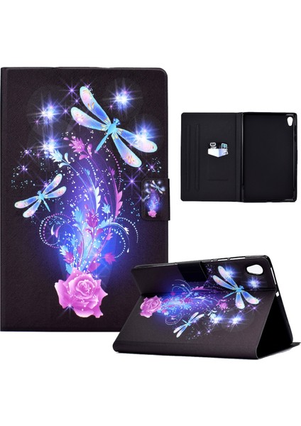 Lenovo Tab M10 Hd 2Nd X306X Kelebek Için Tablet Kılıfı (Yurt Dışından)
