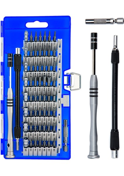 60'I 1 Arada S2 Tool Ste Hassas Tornavida Mavi (Yurt Dışından)