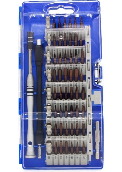 60'I 1 Arada S2 Tool Ste Hassas Tornavida Mavi (Yurt Dışından)