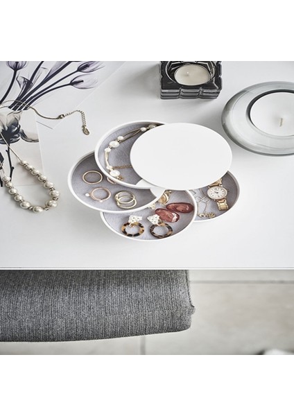 Çok Katlı Masaüstü Yahudi Saklama Kutusu Koruyucu Kılıf Beyaz (Yurt Dışından) fırsatları