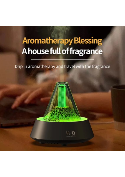 80Ml Volkanik Lav Aromaterapi Nemlendirici Siyah (Yurt Dışından) modelleri