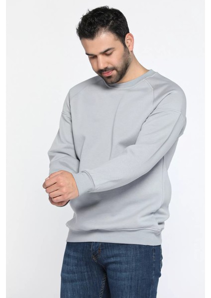 Üç Iplik Şardonlu Bisiklet Yaka Erkek Sweatshirt fiyatları