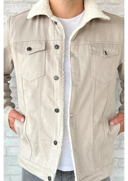 Erkek Içi Peluşlu Gabardin Ceket modelleri