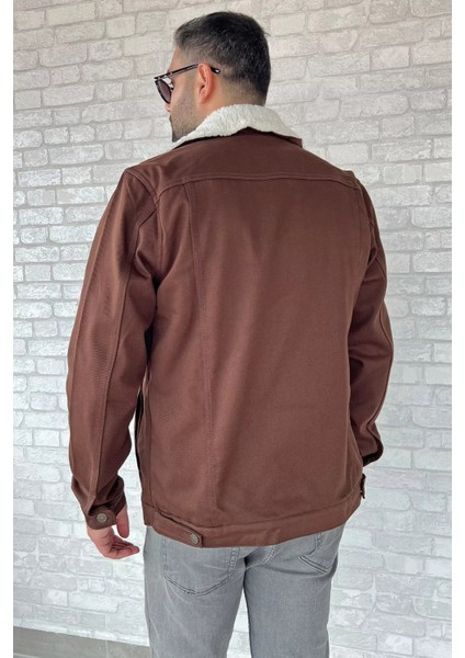 Erkek Içi Peluşlu Gabardin Ceket