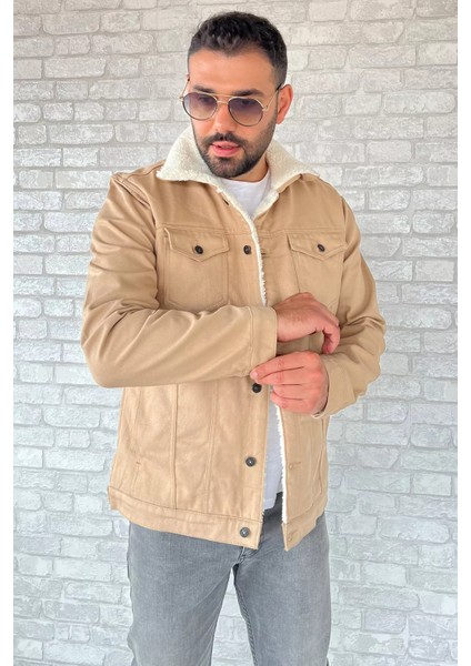 Erkek Içi Peluşlu Gabardin Ceket