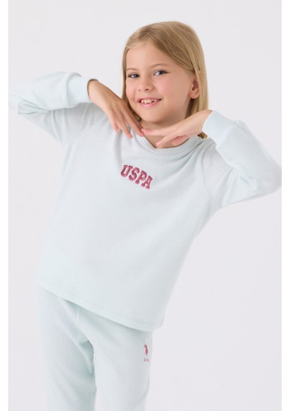 Kız Çocuk Su Yeşili Pijama Takım 50299774-VR048