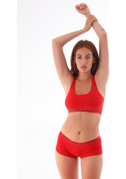 Kadın 3 Lü Büstiyer Boxer Tanga Takım fırsatları
