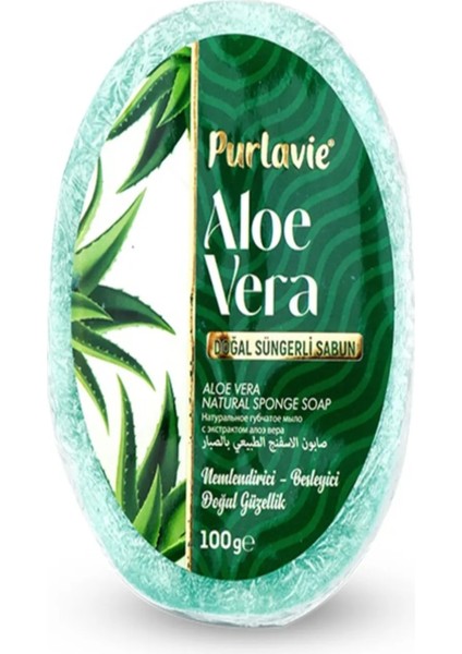 Doğal Süngerli Aloe Vera Sabunu