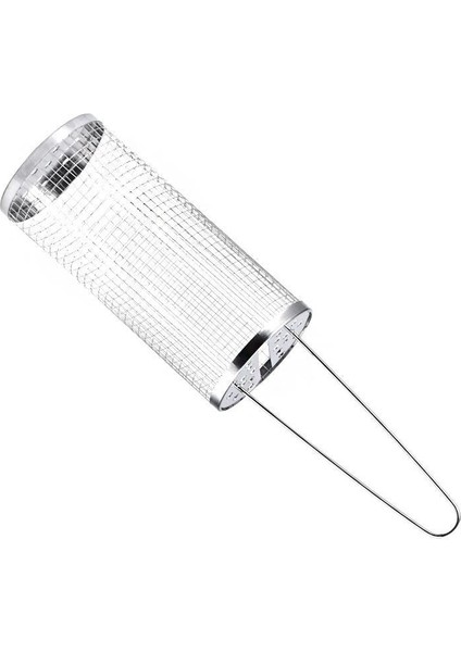 Çelik 30 cm Silindir Izgara Mangal Mısır Sebze Patates Kafesi Izgara CIN862 fırsatları