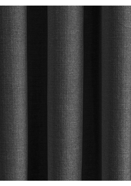 Sık Pileli Flex Keten Kumaştan Fon Perde 1x3 V18498 Tek Kanat fırsatları