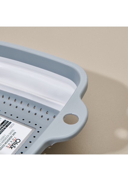 Qlux Akordeon Kare Süzgeç - Gri fırsatları