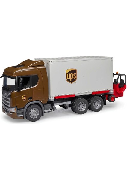 1:16 Super 560R Kontenyır Ups Lojistik ve Forklift Model Araç Seti modelleri