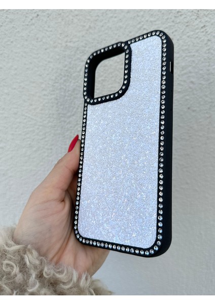 Apple iPhone 13 Pro Uyumlu Taşlı Kenarlı Renkli Taşlı Iç Yapılı Darbe Emici Ultra Premium Kılıf modelleri