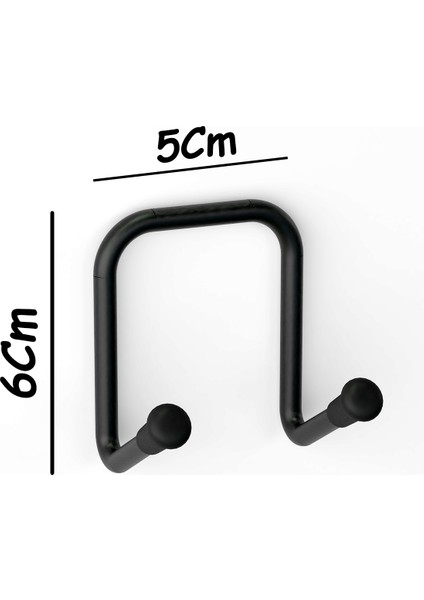 Yapışkanlı 2 Adet Çift Kancalı Banyo Mutfak Askısı Metal Askılık Duvar Askı Organizer