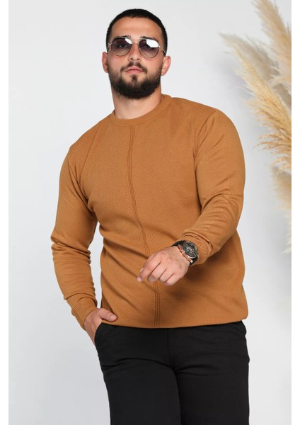 Erkek Bisiklet Yaka Triko Kazak P-00007215